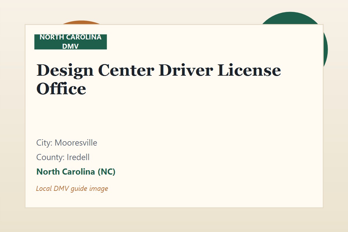 Design Center Driver License Office